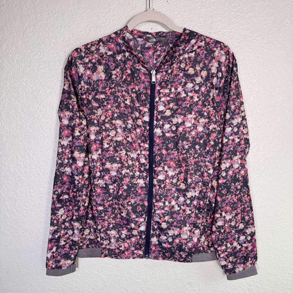 The North Face Jacket Womens Small Zip Up Hoodie Lightweight Outdoor Hike Run